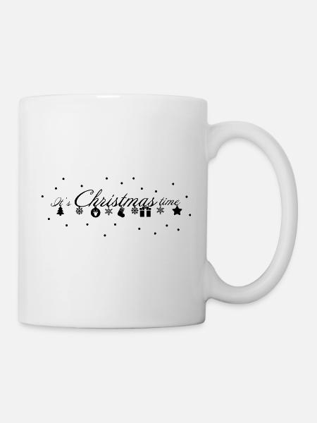 Es ist Weihnachtszeit - Tasse - Weiß
