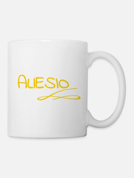Name Allesio - Tasse - Weiß