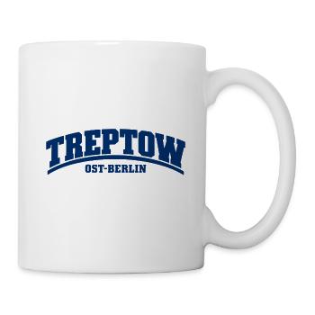 Treptow - Ost-Berlin - Bezirk - Deutschland - Tasse - Weiß - Rechts