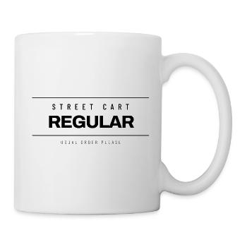 Hot Dog Lustig Senf Streetfood BBQ Foodie Wuerstch - Tasse - Weiß - Rechts