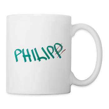 Geburtstagsgeschenk für Philip - Tasse - Weiß - Rechts