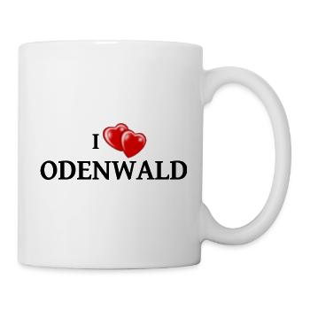 I Love Odenwald - Tasse - Weiß - Rechts