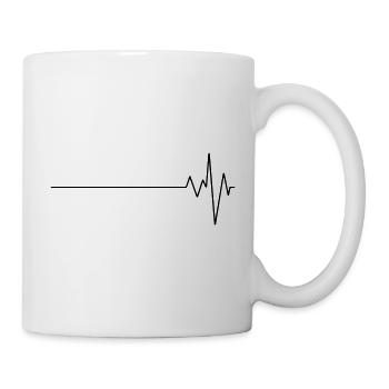 Beat Line - Tasse - Weiß - Rechts