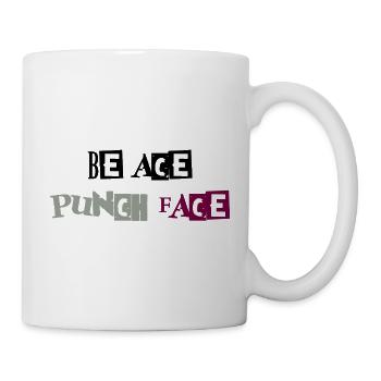 Sei Ace Punchface - Tasse - Weiß - Rechts