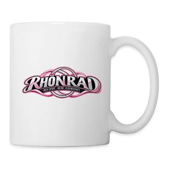 Rhönrai Sportlogo: Leidenschaft & Kraft - Tasse - Weiß - Rechts