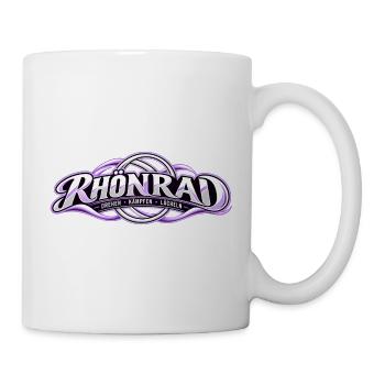 Rhönrad Motiv Lila Knoten - Tasse - Weiß - Rechts