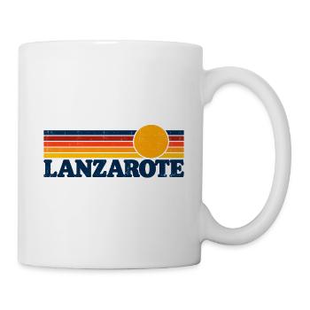 Lanzarote - Islas Canarias - Kanaren - Spanien - Tasse - Weiß - Rechts