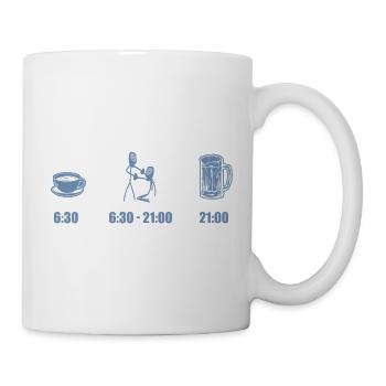 Fechter Geschenkideen Bier Kaffee - Tasse - Weiß - Rechts