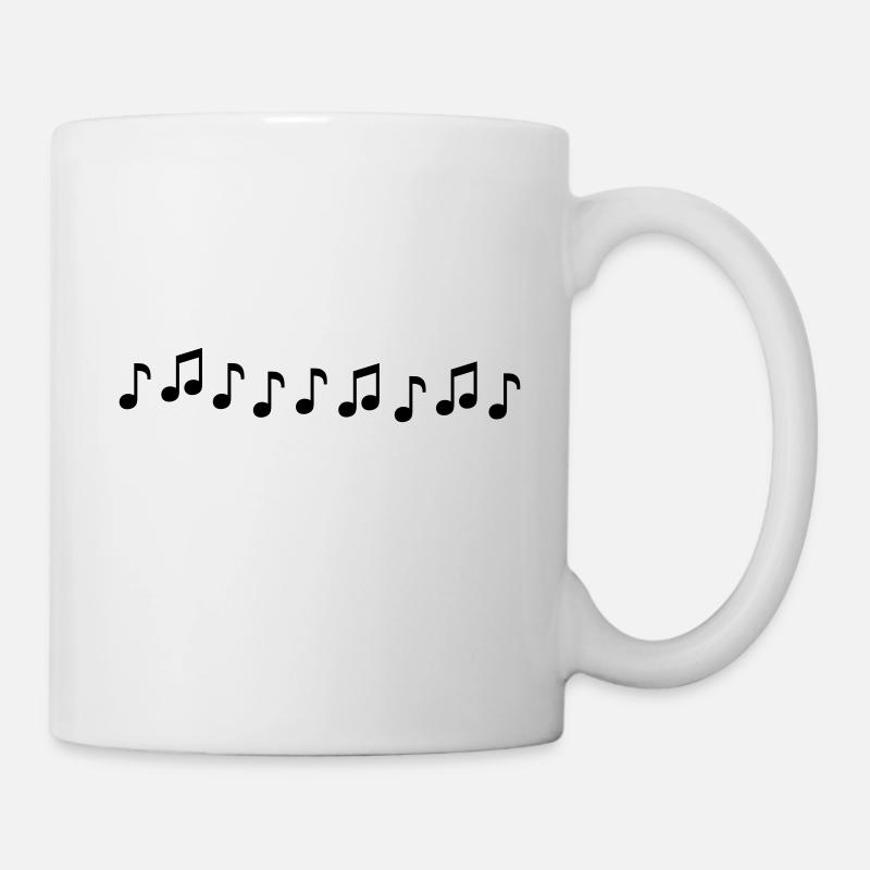Notes de Musique - Mug blanc - blanc