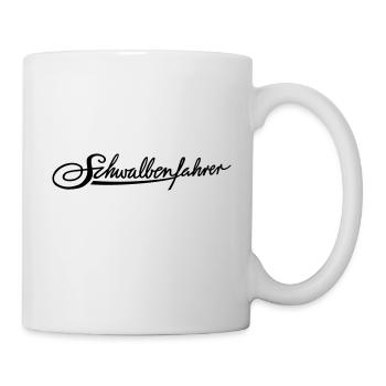 Schwalbenfahrer-Tasche - Tasse - Weiß - Rechts