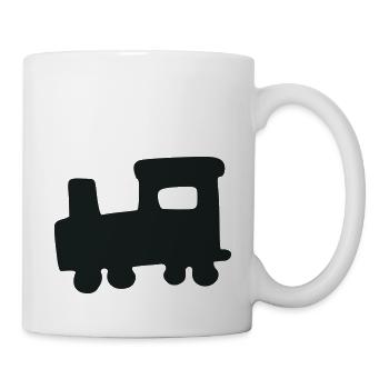 Zug - Lokomotive - Lok - Tasse - Weiß - Rechts