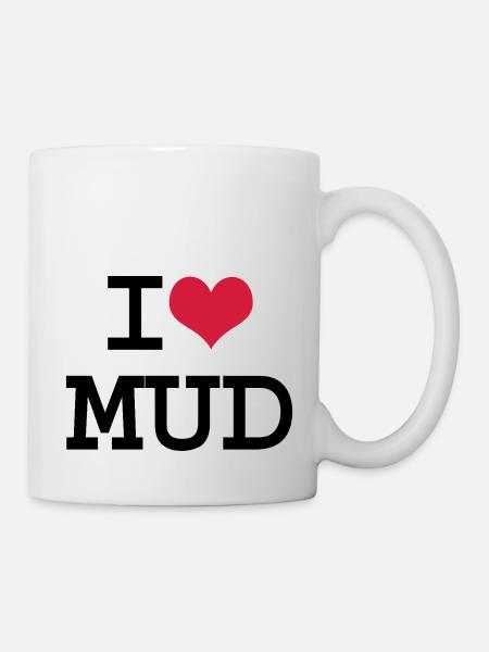 I boue de coeur - Mug blanc - blanc