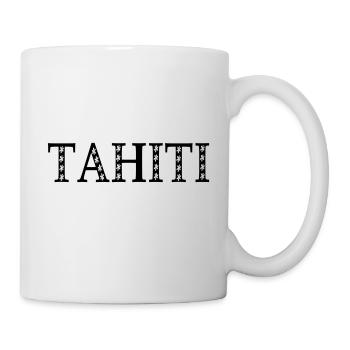 tahiti tiare - Mug blanc - blanc - Droite