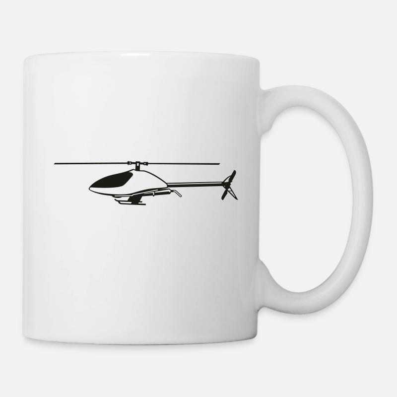 helicopter_02 - Tasse - Weiß