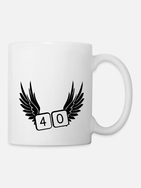 40 années - Mug blanc - blanc