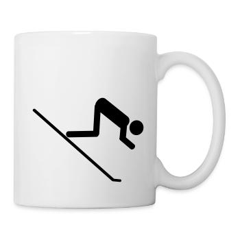 ski - Tasse - Weiß - Rechts