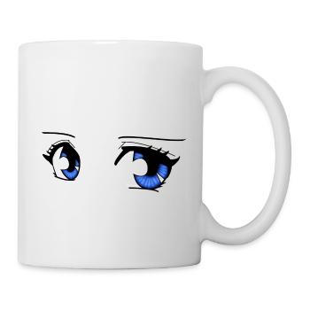 manga eyes - Mug - white - Right