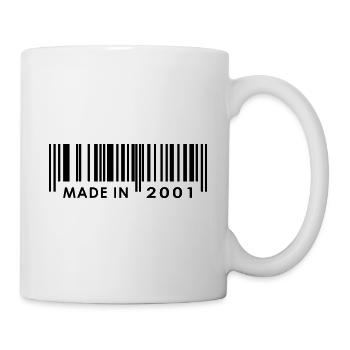 Anniversaire 2001 - Mug blanc - blanc - Droite