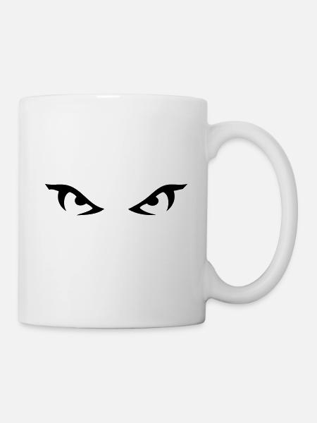 die Augen - Tasse - Weiß