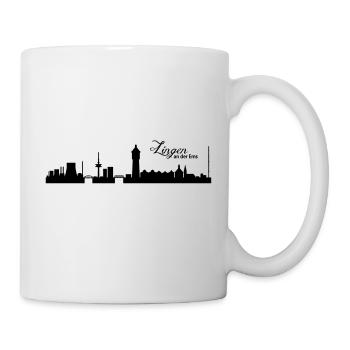 Lingener Skyline - Tasse - Weiß - Rechts