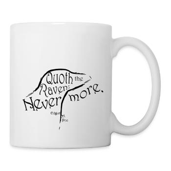 Quoth the Raven - Tasse - Weiß - Rechts