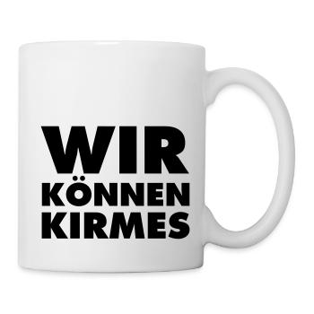 wir-können-kirmes - Tasse - Weiß - Rechts
