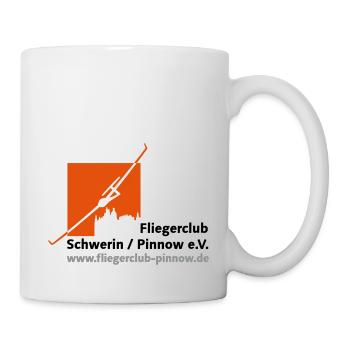 Logo Fliegerclub Schwerin Pinnow (web) - Tasse - Weiß - Rechts
