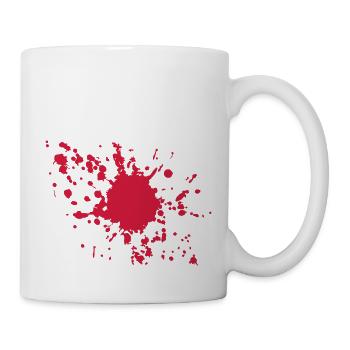 splatter_1_3 - Tasse - Weiß - Rechts