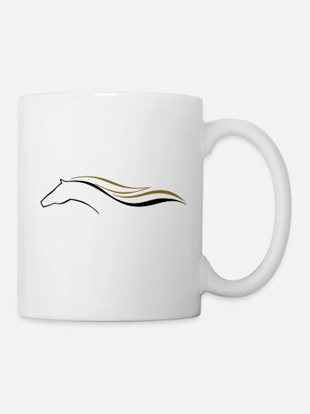 horse 2 - Tasse - Weiß