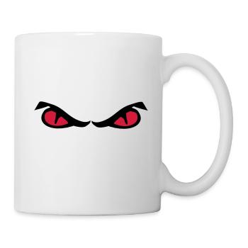 Augen - Tasse - Weiß - Rechts