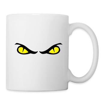 Augen - Tasse - Weiß - Rechts