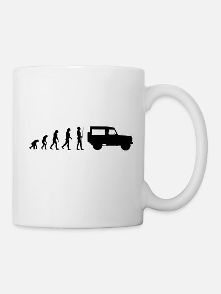 landroverevolution - Tasse - Weiß