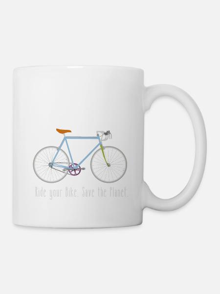 Ride your Bike - Tasse - Weiß