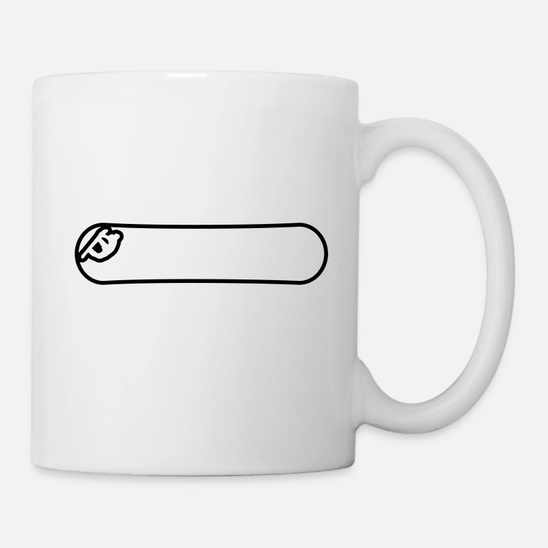 Snowboarder - Tasse - Weiß