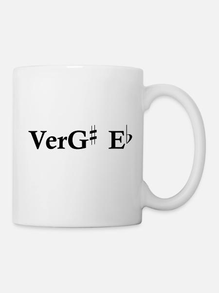 VerGis(s) Es - Tasse - Weiß