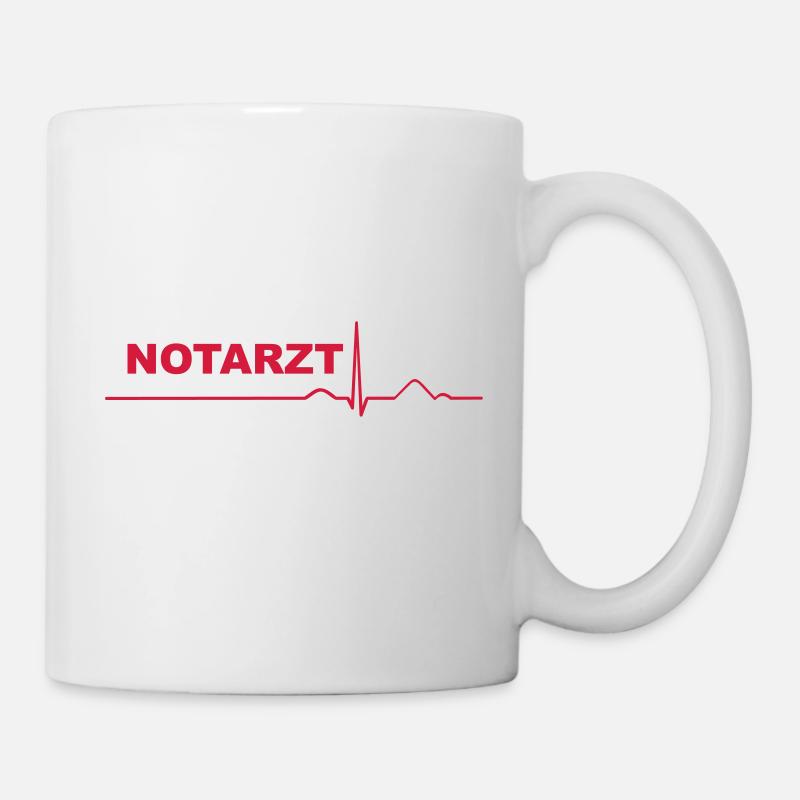 Notarzt - Tasse - Weiß
