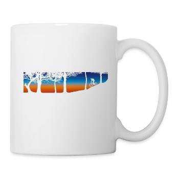 MTB Sunset Trailride - Mug - white - Right