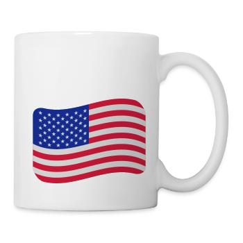 usa flag - Mug - white - Right