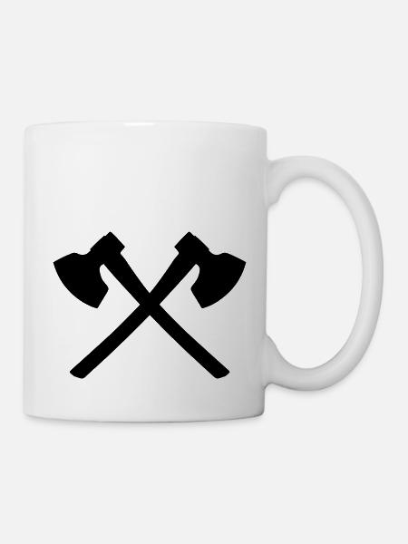 Axt - Tasse - Weiß