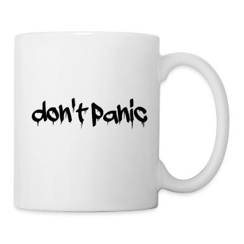 Don't panic - Mug - white - Right