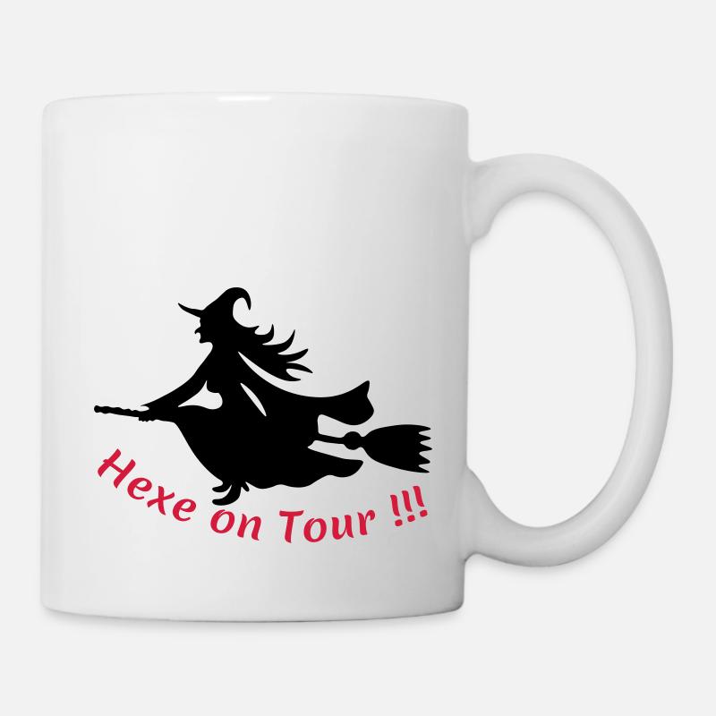 Hexe-on-Tour - Tasse - Weiß