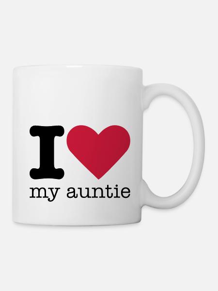 I Love My Auntie - Mug blanc - blanc
