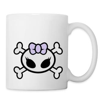 skul kitty - Tasse - Weiß - Rechts