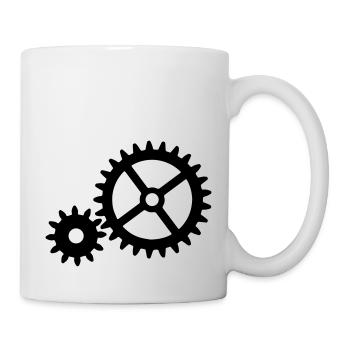 gears - Tasse - Weiß - Rechts