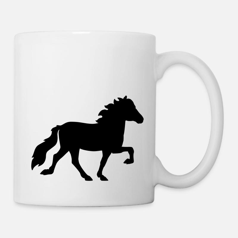 Islandpferd - Tasse - Weiß
