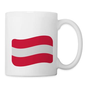 oesterreich_flagge_2c - Mug - white - Right
