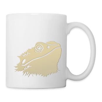 Bartagame Bearded Dragon - Tasse - Weiß - Rechts