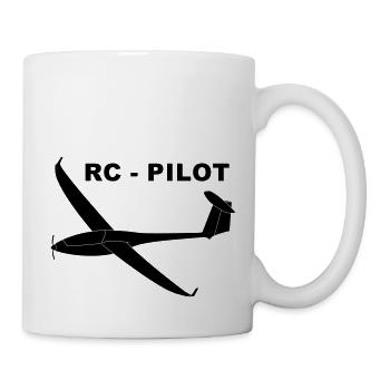 rc - pilot - Tasse - Weiß - Rechts