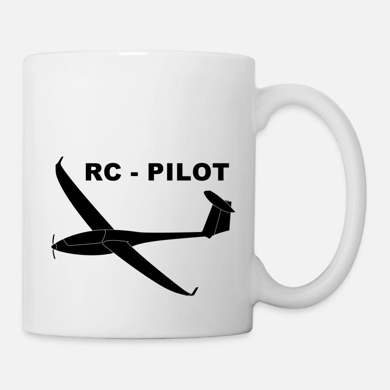 rc - pilot - Tasse - Weiß