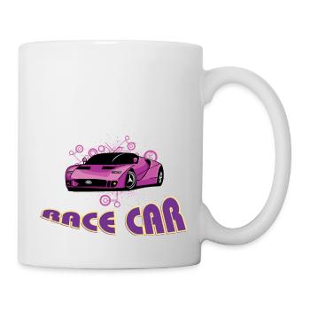 Race car - Mug - white - Right
